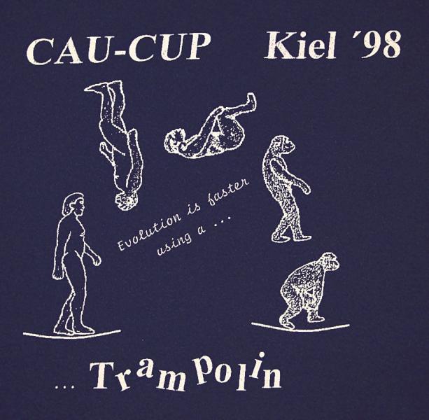 T-Shirt-Foto CAU-CUP 1998 blau