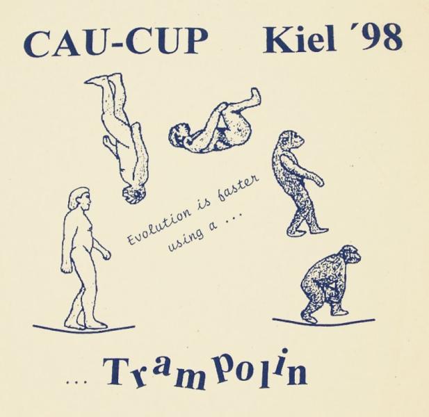 T-Shirt-Foto CAU-CUP 1998 beige